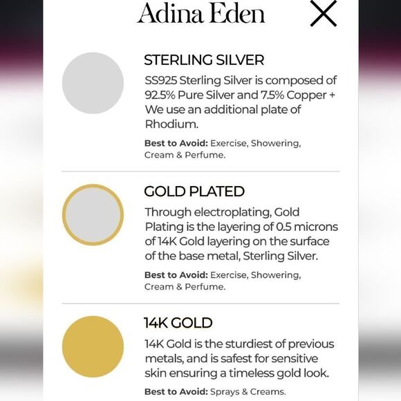 ADINA EDEN Paperclip safety pin pave bracelet NEW SOLD OUT - Picture 5 of 13